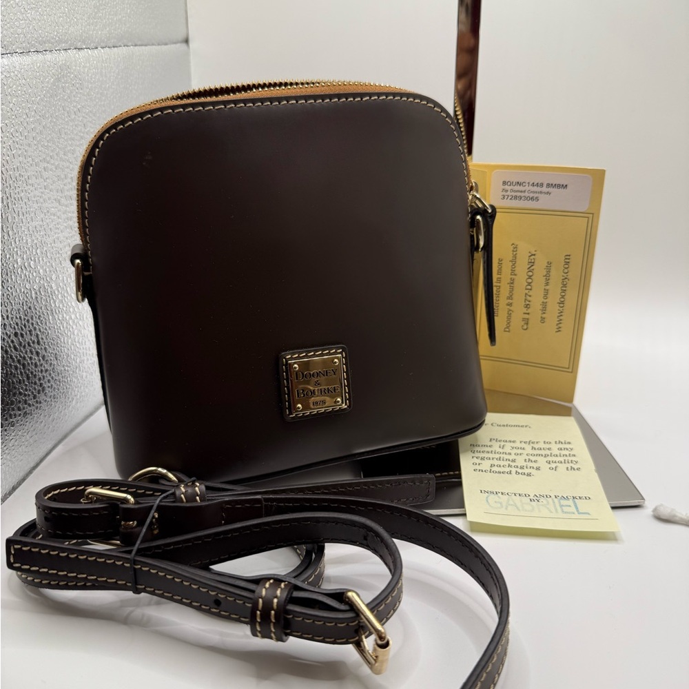 Dooney & Bourke Dark Brown Crossbody Bags